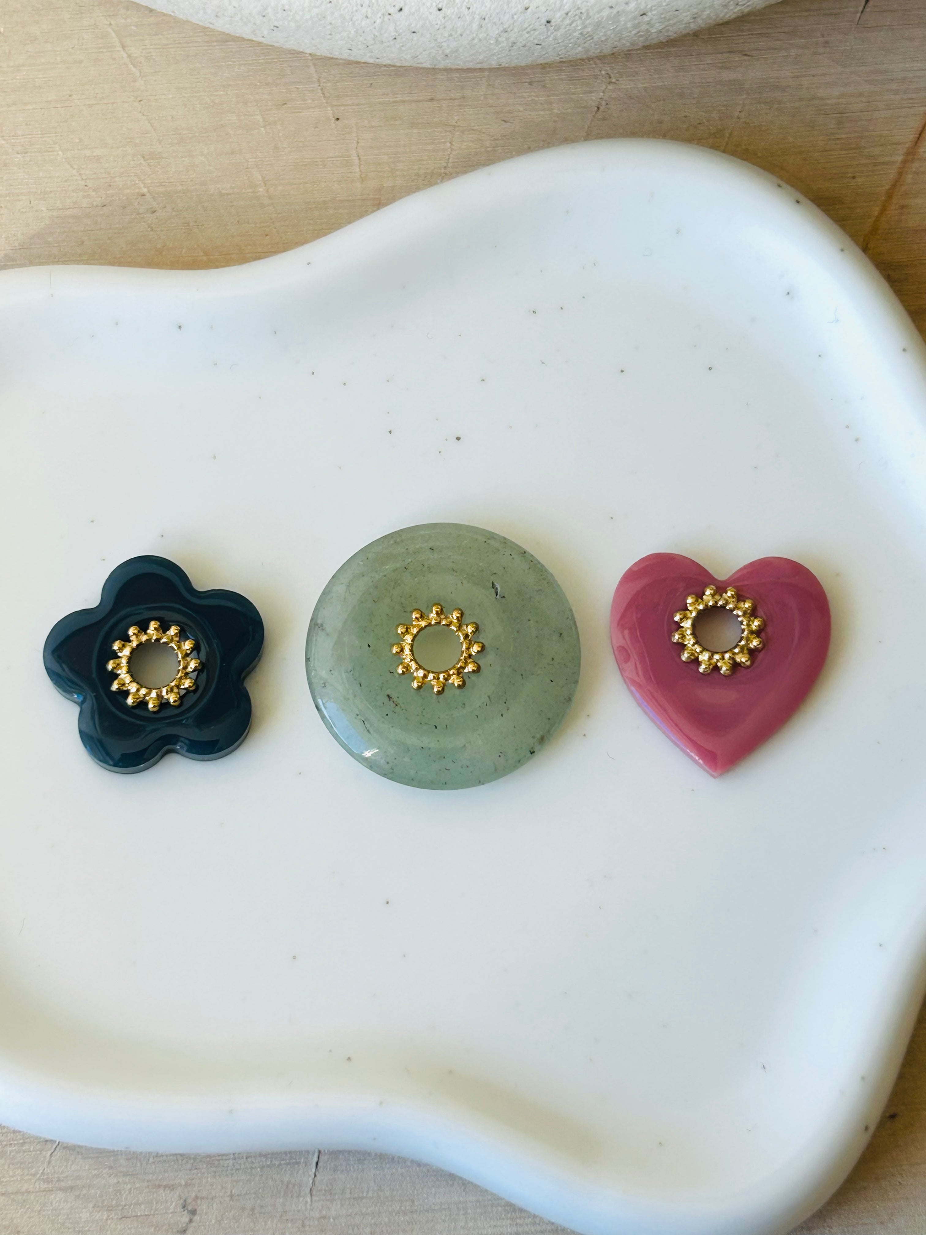 Boucles d'oreilles | CAROLE : pendentif