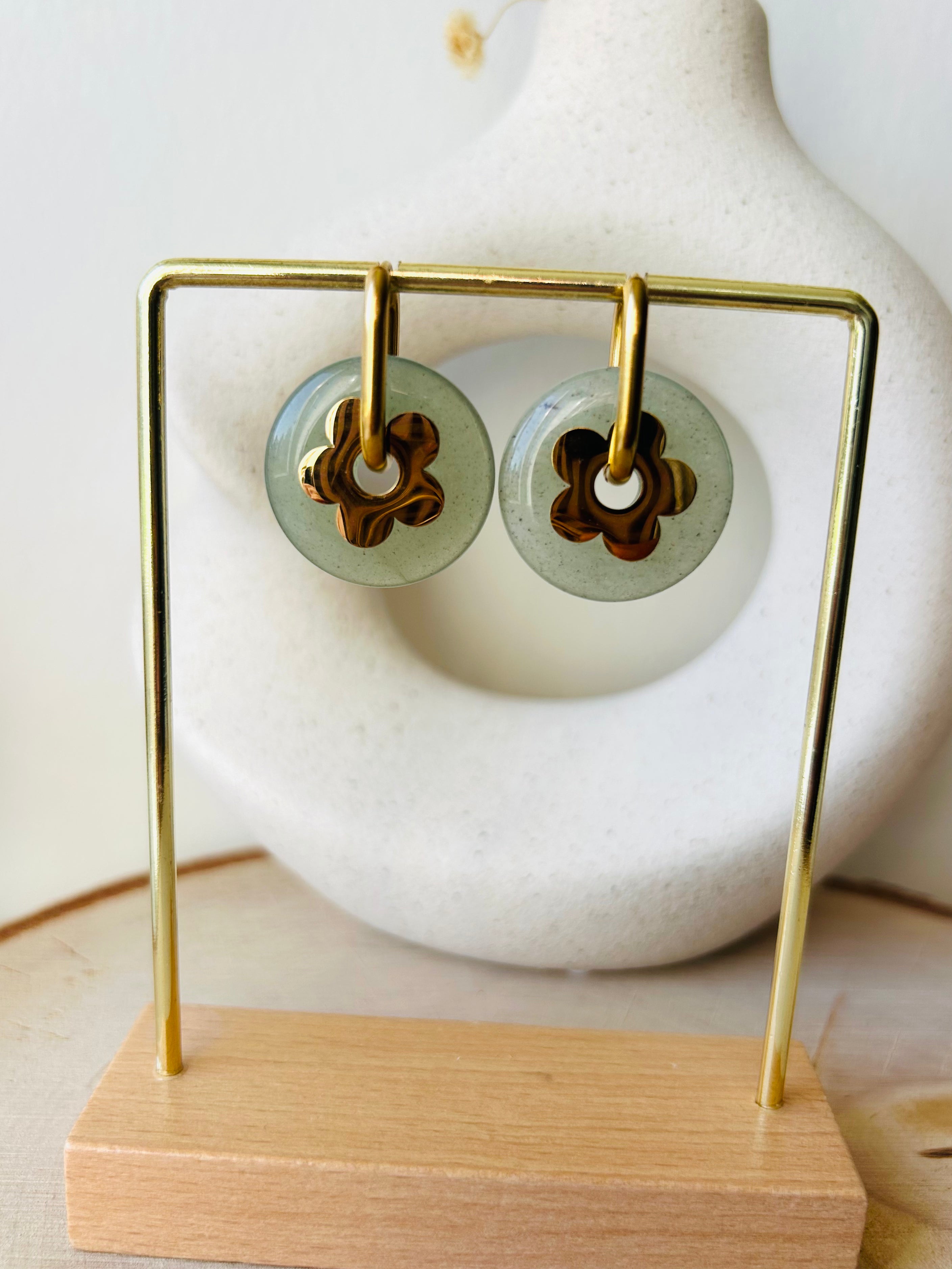 Boucles d'oreilles | JADE : Pendentif