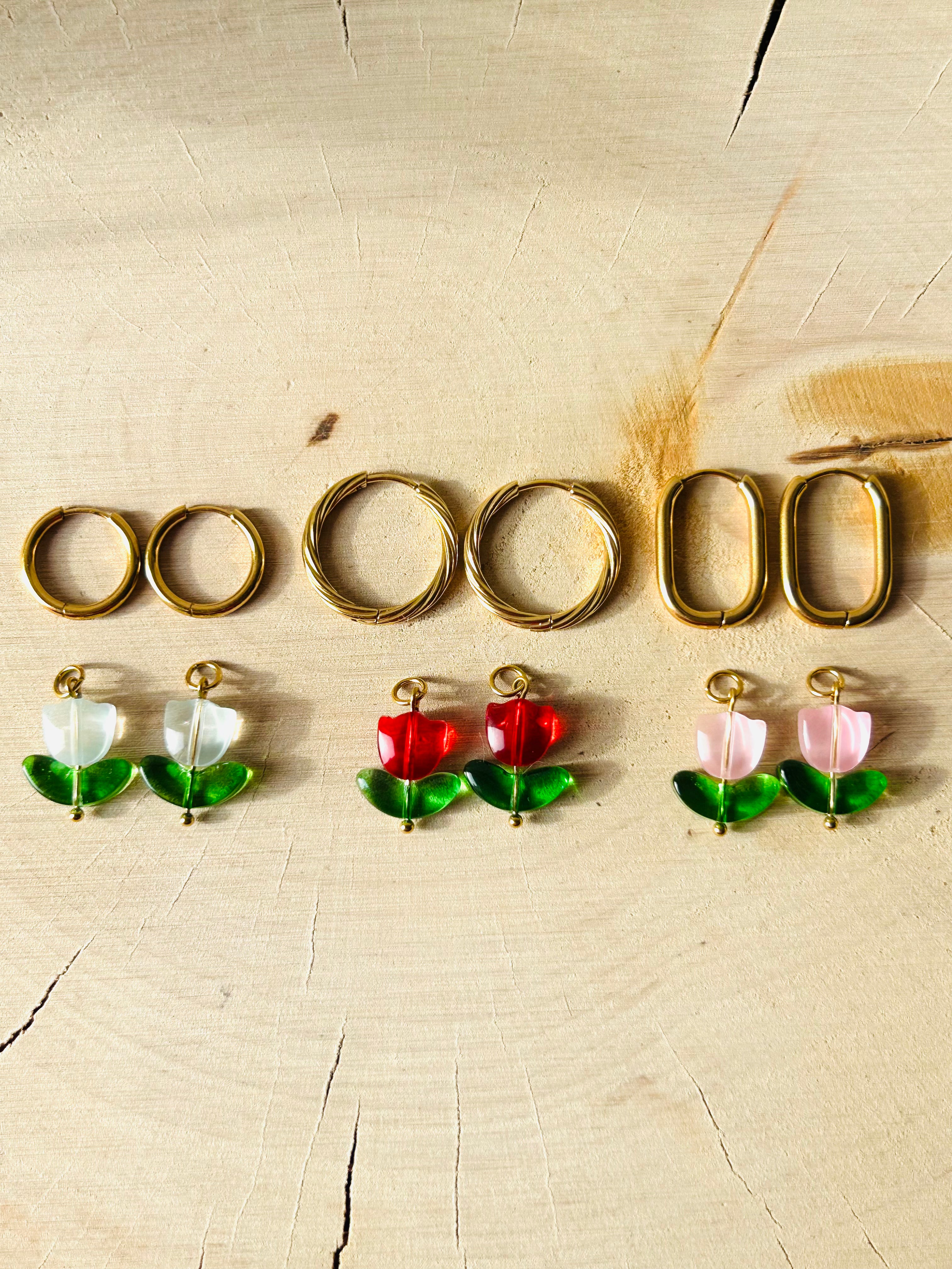 Boucles d'oreilles | TULIPE : Pendentif
