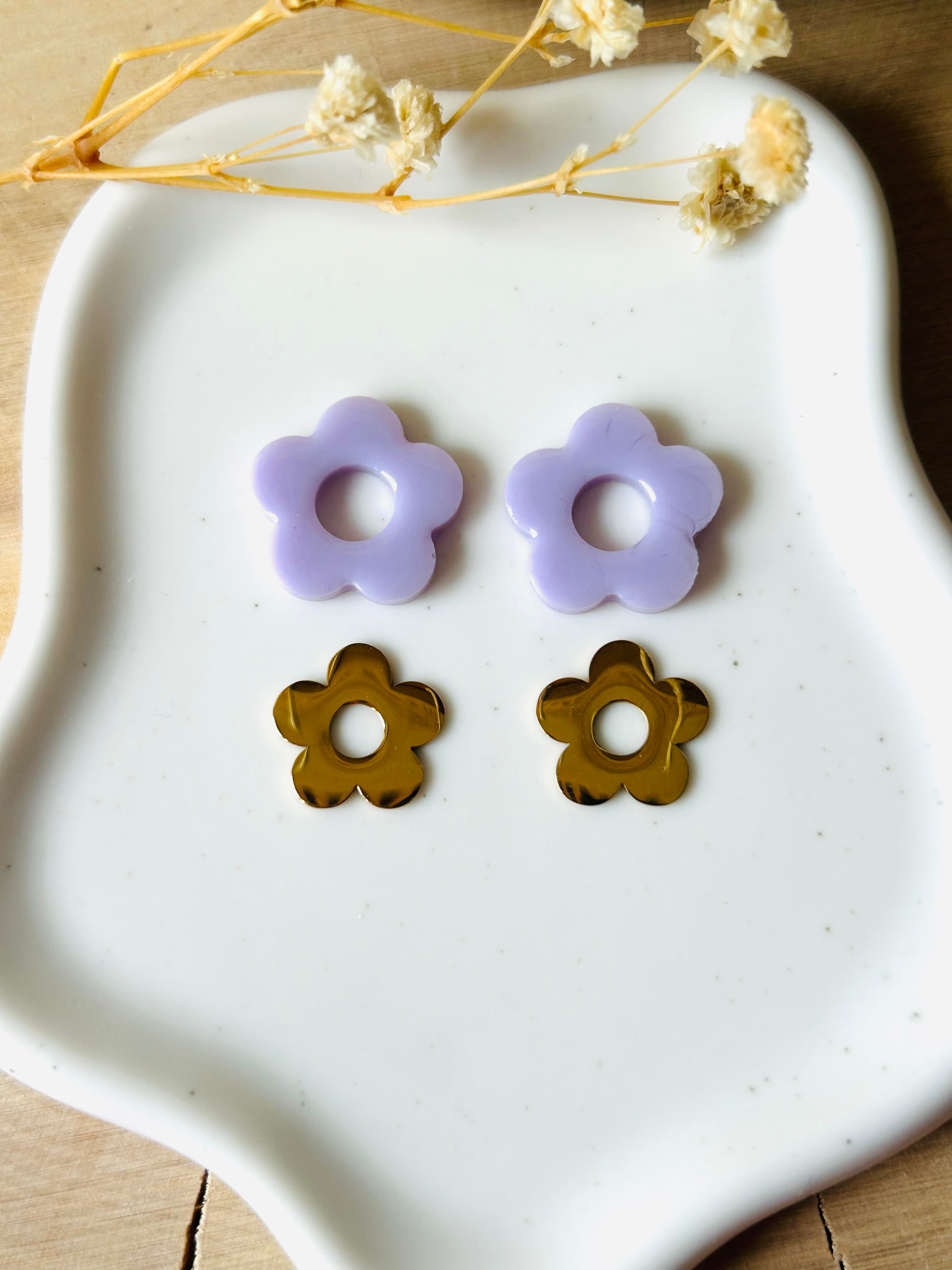 Boucles d'oreilles | FLORA : pendentif