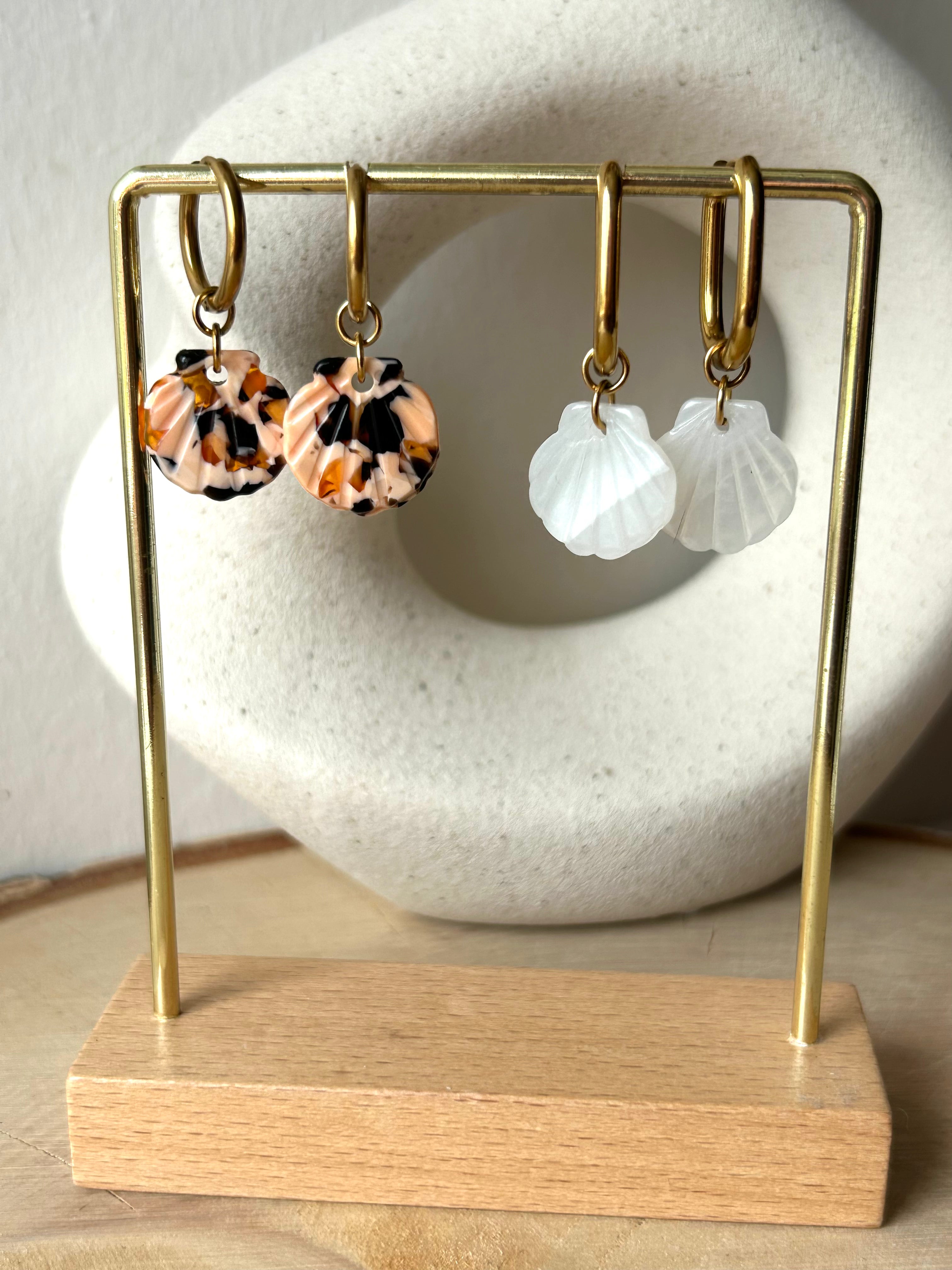 Boucles d'oreilles | COQUILLAGE : Pendentif