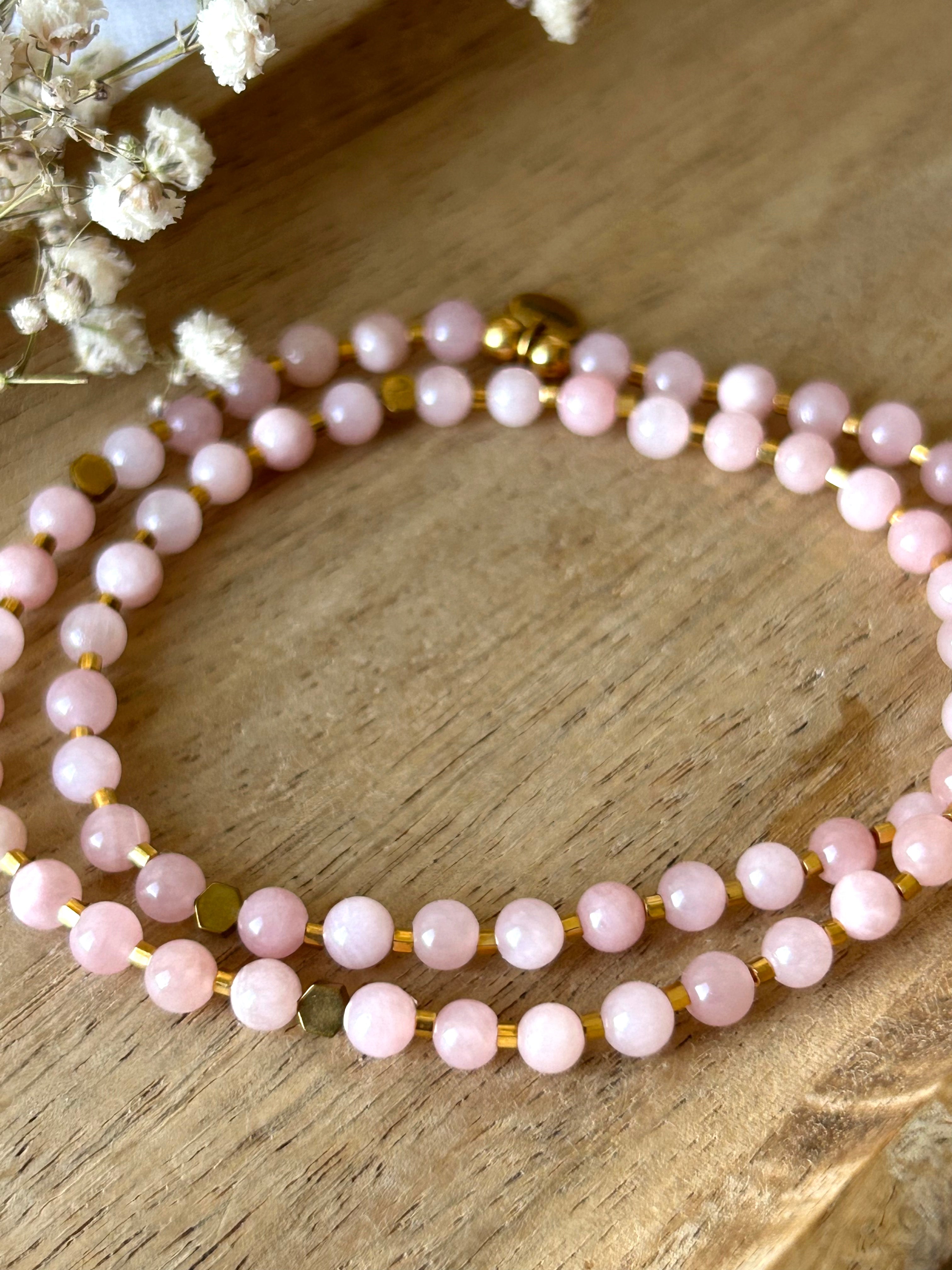 Collier | MINA Ras de Cou en Jade, Hématite & Perles Miyuki