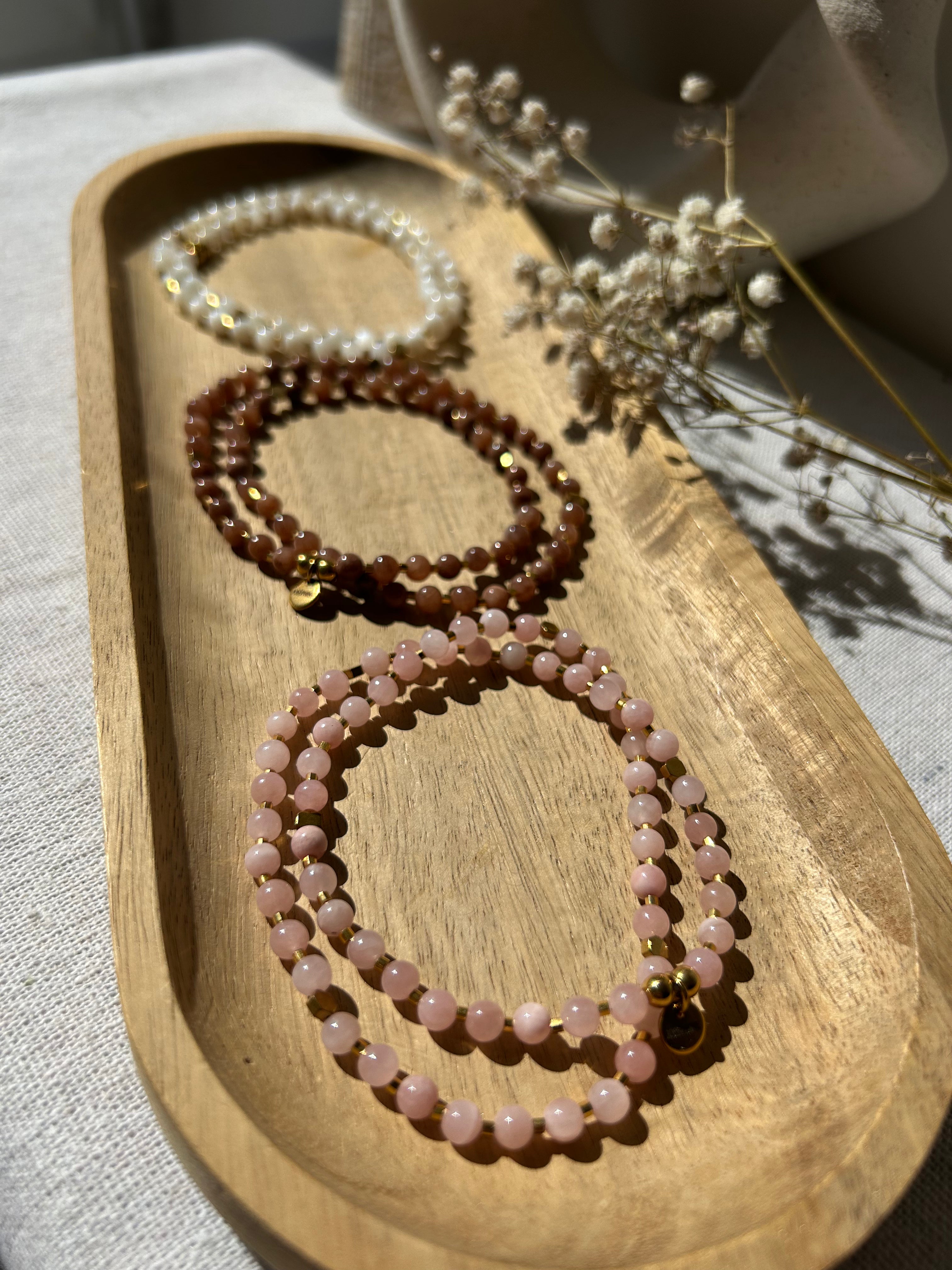 Collier | MINA Ras de Cou en Jade, Hématite & Perles Miyuki