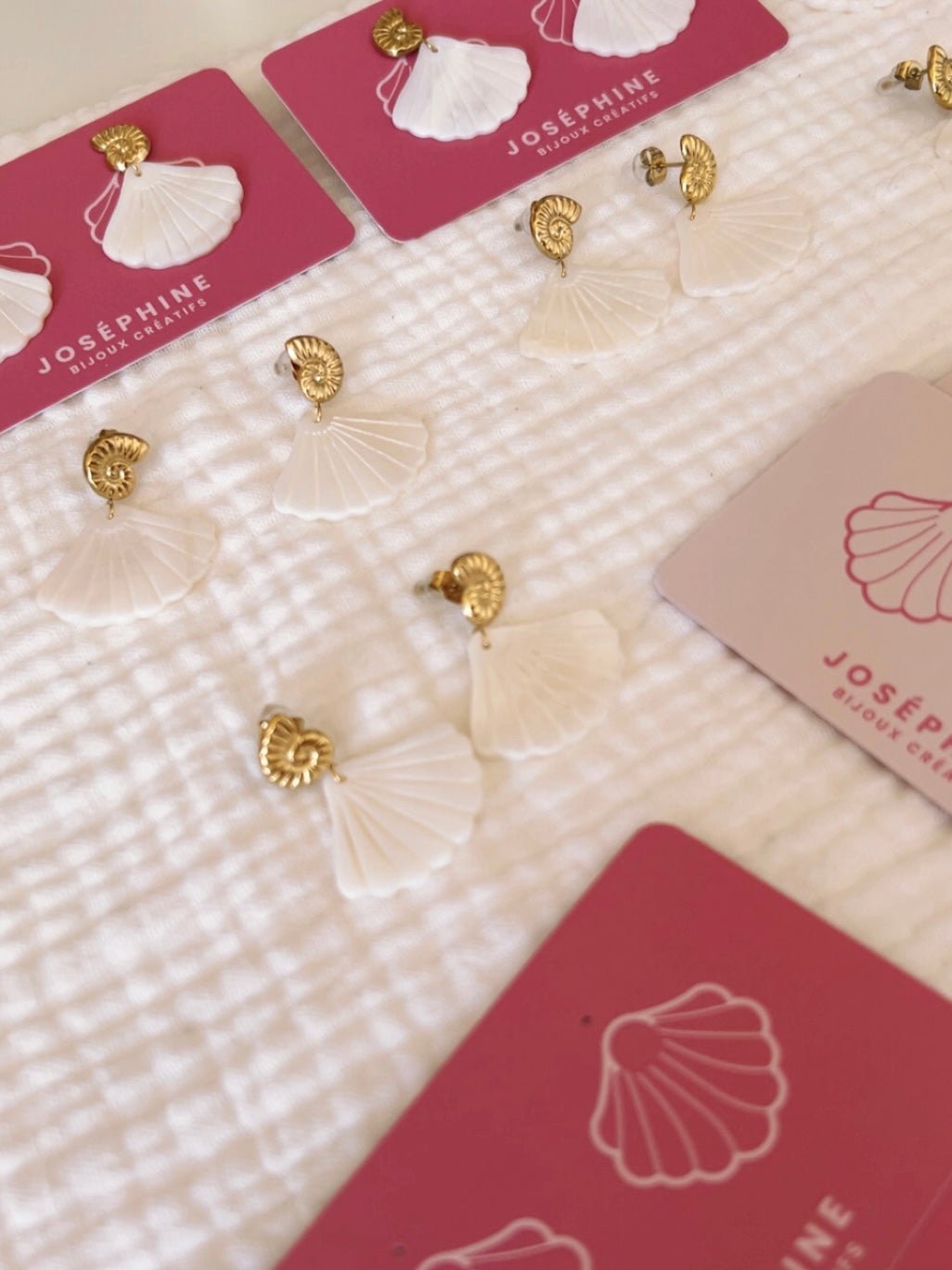 Boucles d'oreilles - ARIELLE - Joséphine - bijoux - créatifs