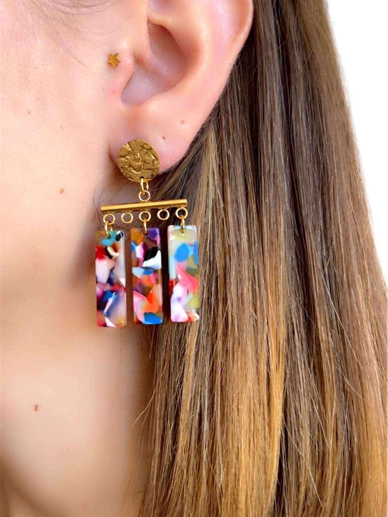 Boucles d'oreilles - CHARLOTTE - Joséphine - bijoux - créatifs