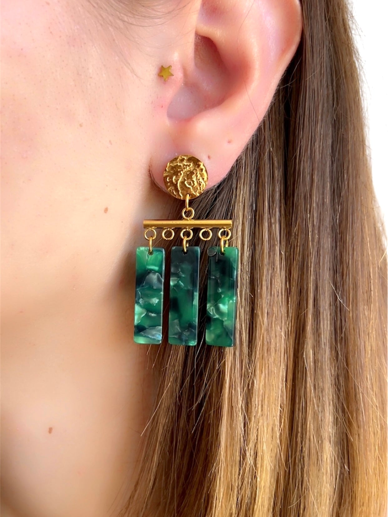 Boucles d'oreilles - CHARLOTTE - Joséphine - bijoux - créatifs