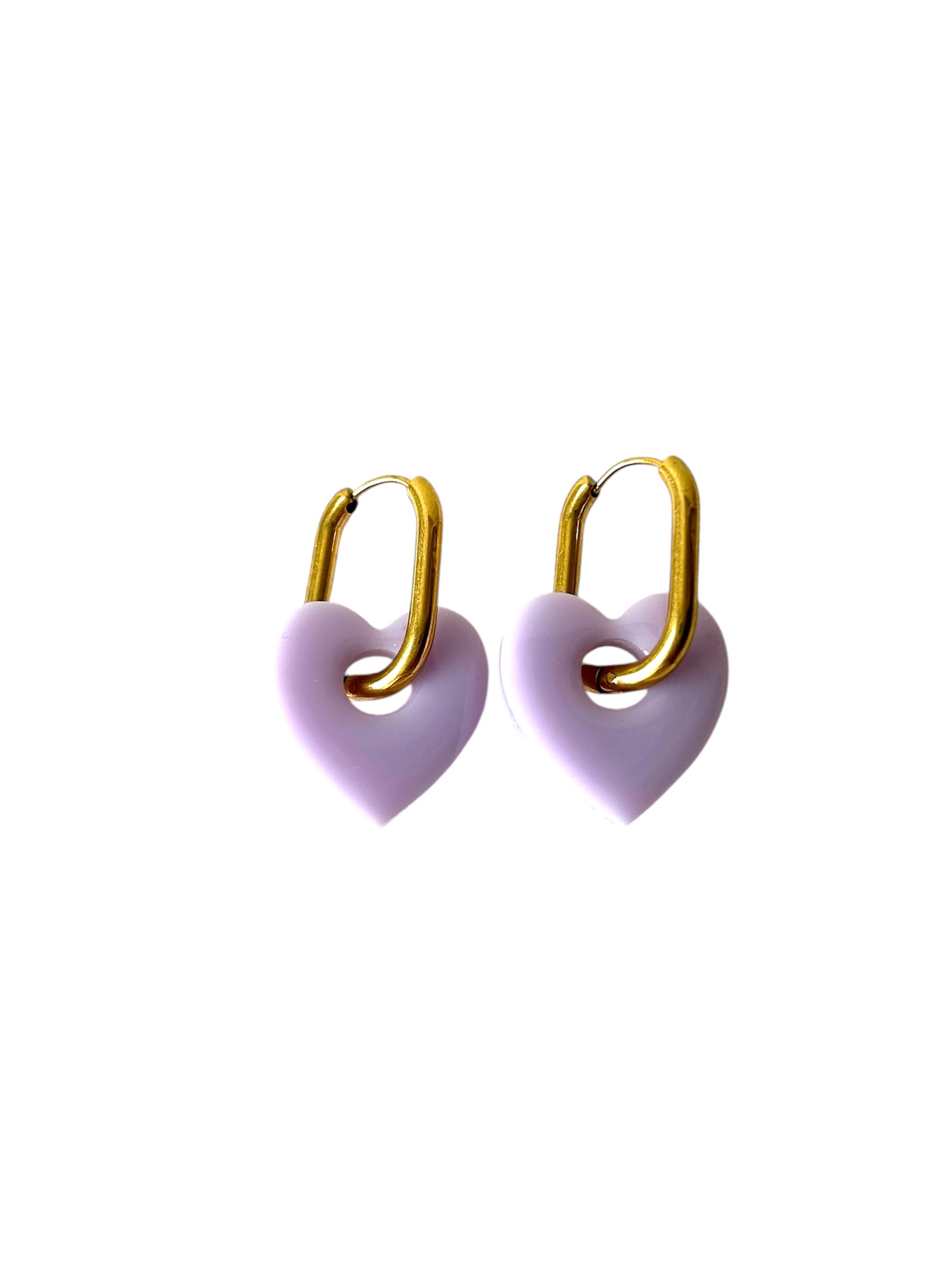 Boucles d'oreilles - CREOLES Ovales dorées - Joséphine - bijoux - créatifs