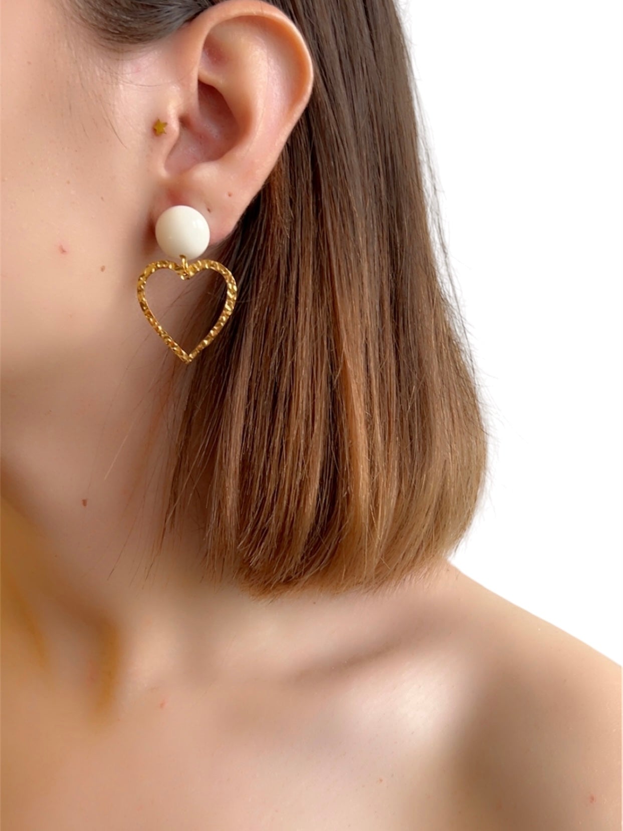 Boucles d'oreilles - HERMINE - Joséphine - bijoux - créatifs