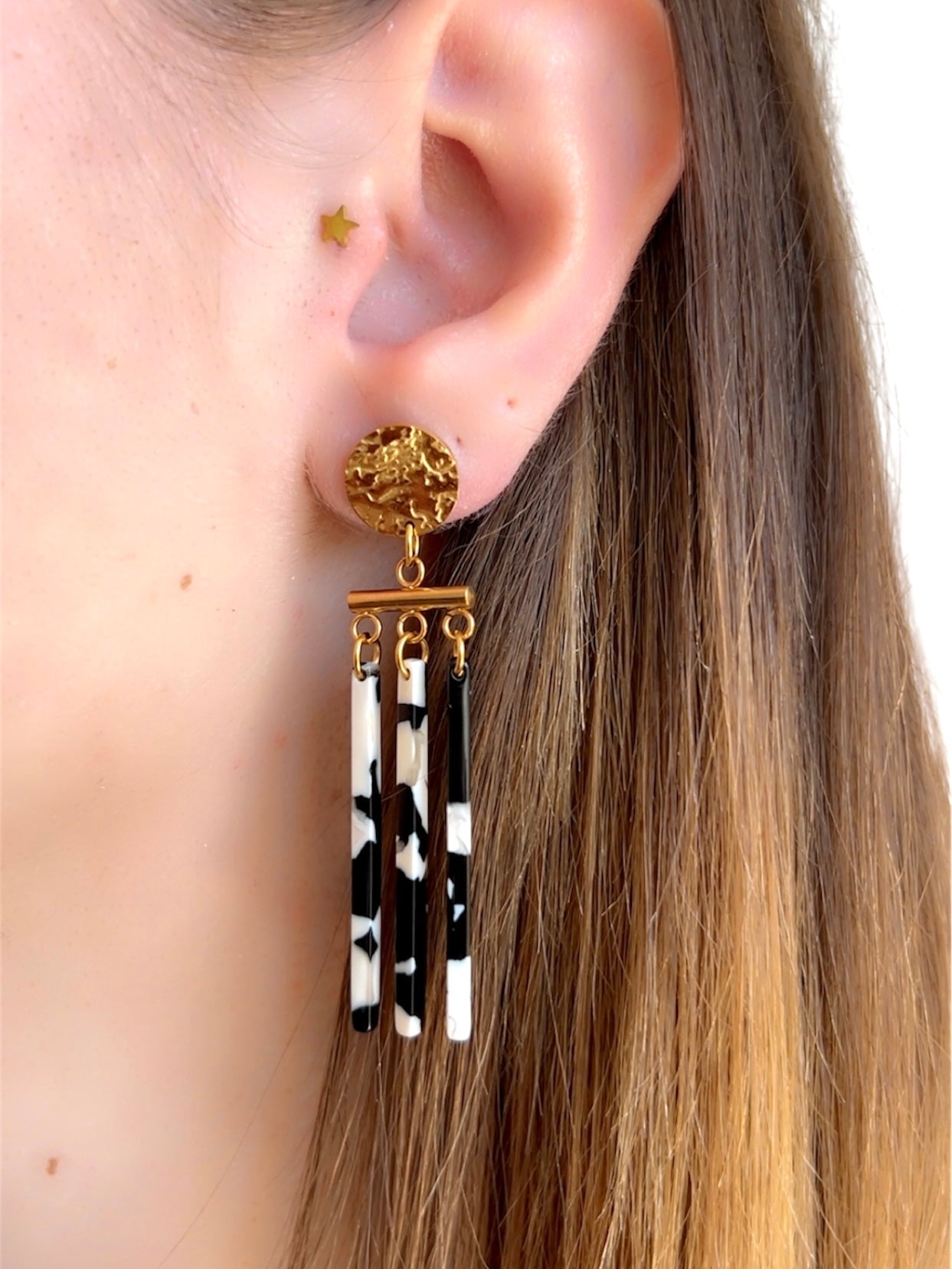 Boucles d'oreilles - LOU - Joséphine - bijoux - créatifs