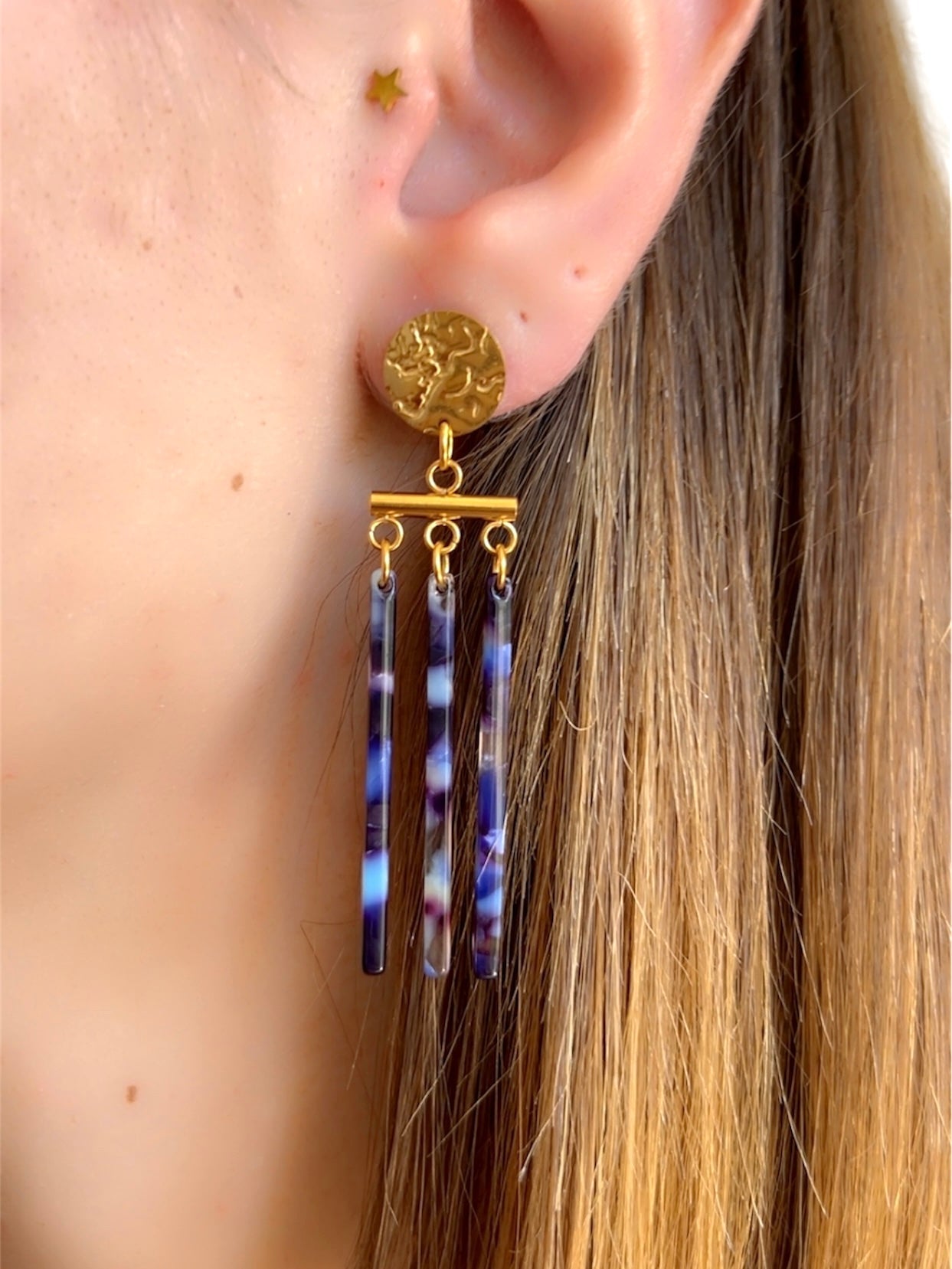 Boucles d'oreilles - LOU - Joséphine - bijoux - créatifs