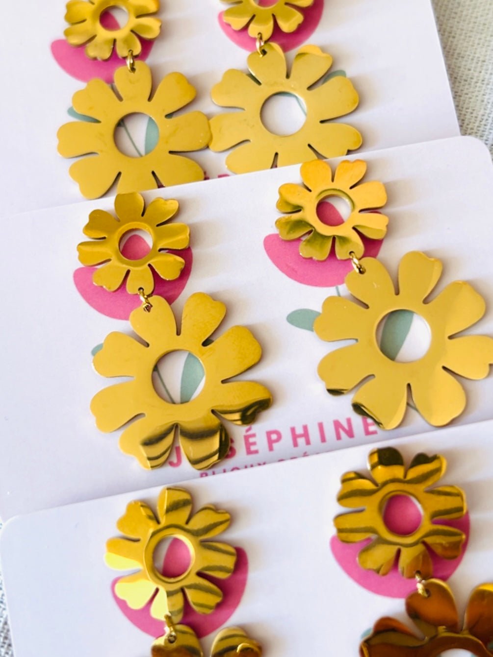 Boucles d'oreilles - MARGOT - Joséphine - bijoux - créatifs