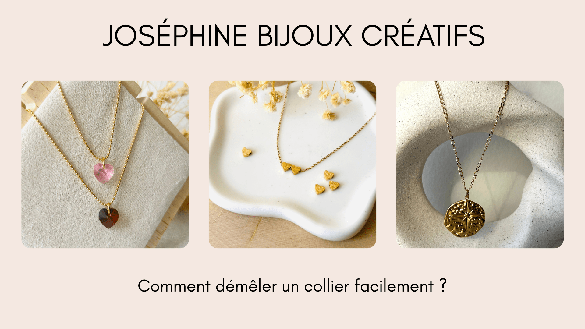 Comment démêler un collier facilement ? - Joséphine-bijoux-créatifs