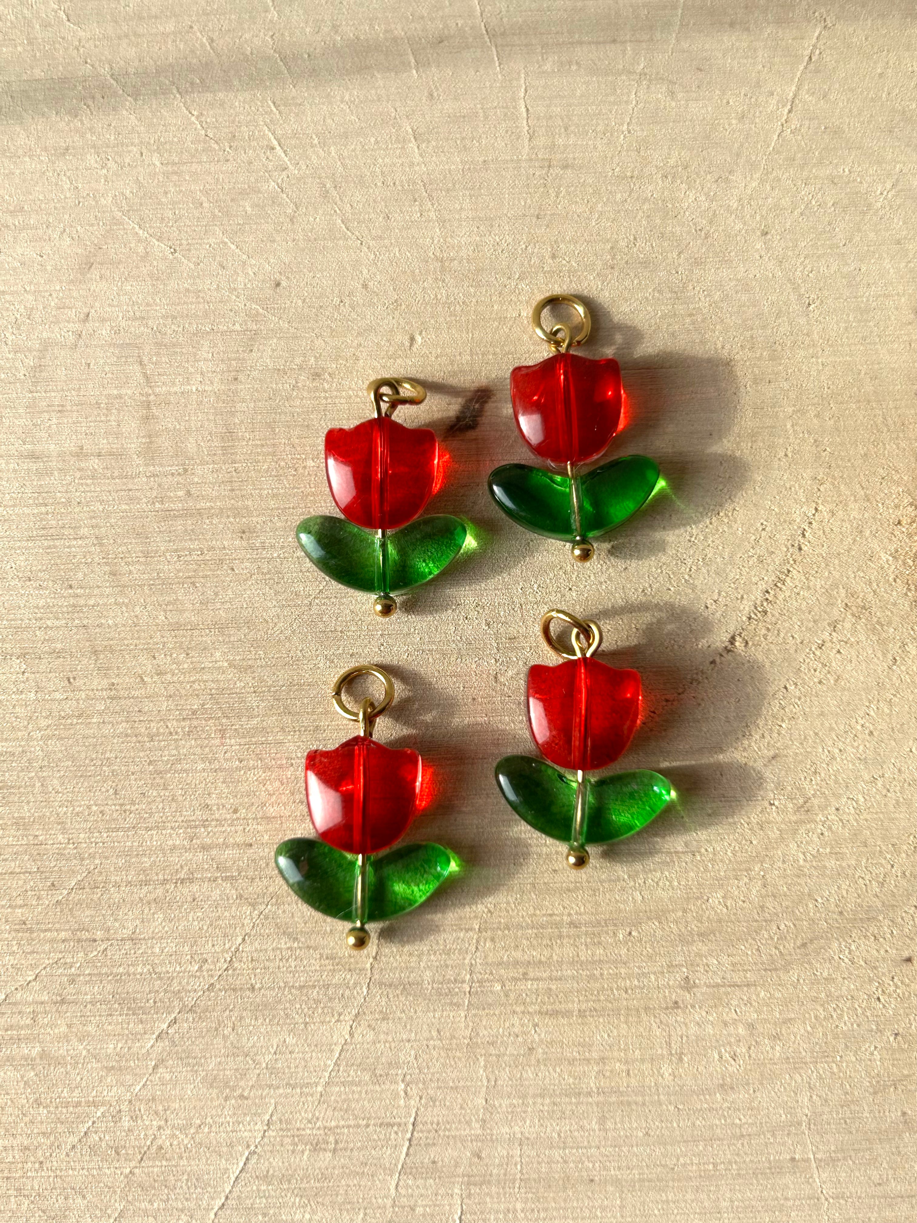 Boucles d'oreilles | TULIPE : Pendentif