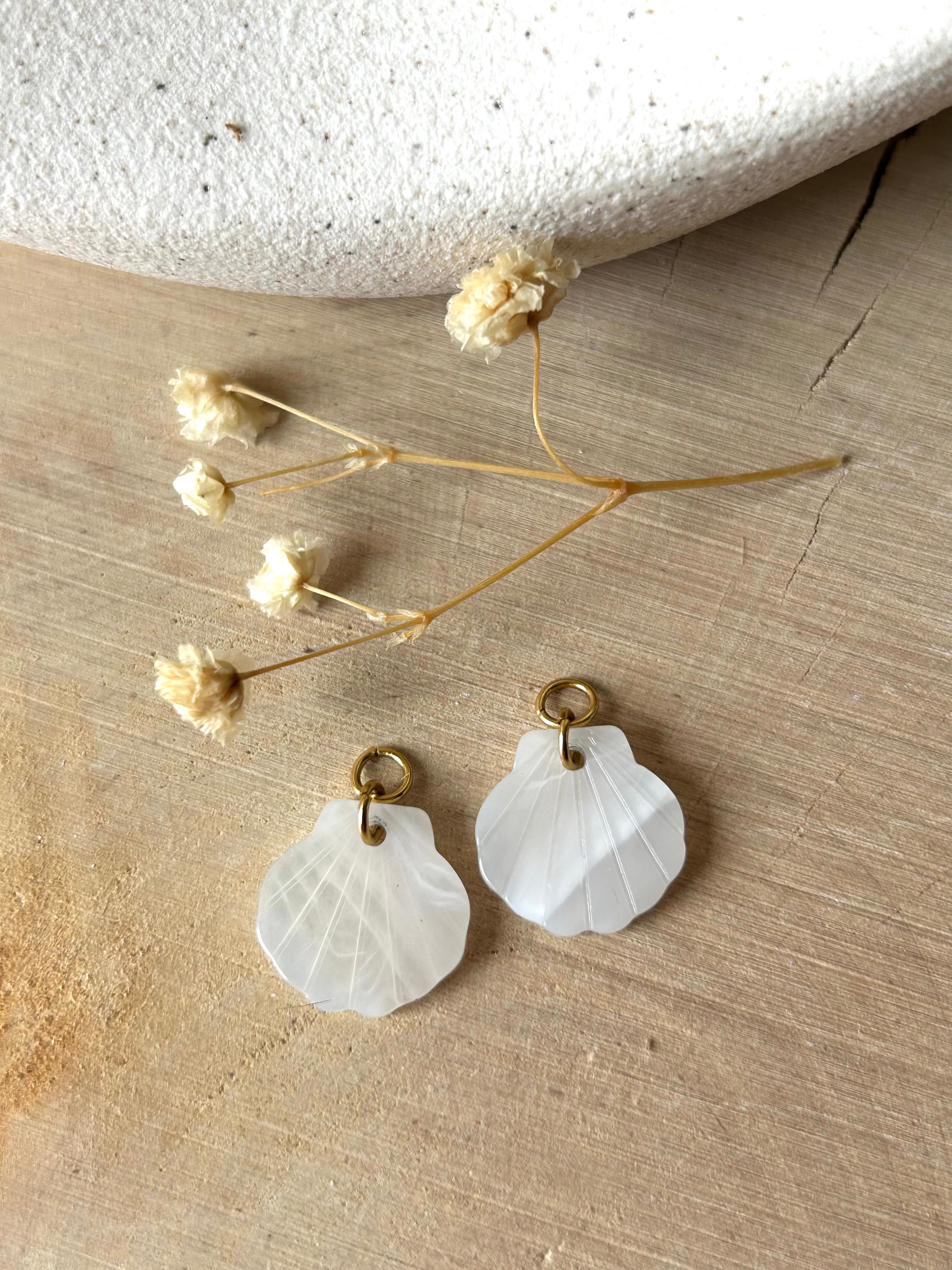 Boucles d'oreilles | COQUILLAGE : Pendentif