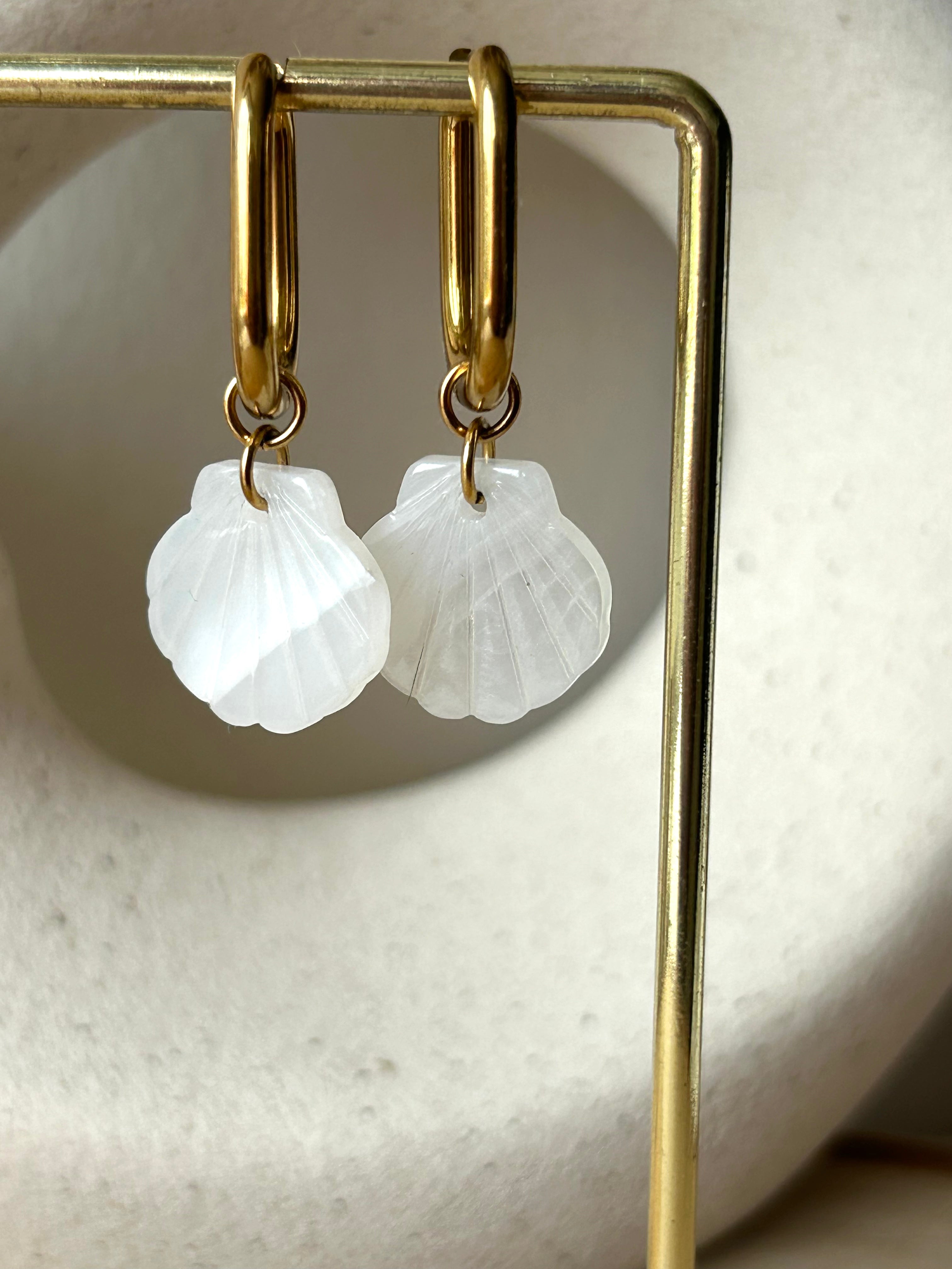 Boucles d'oreilles | COQUILLAGE : Pendentif