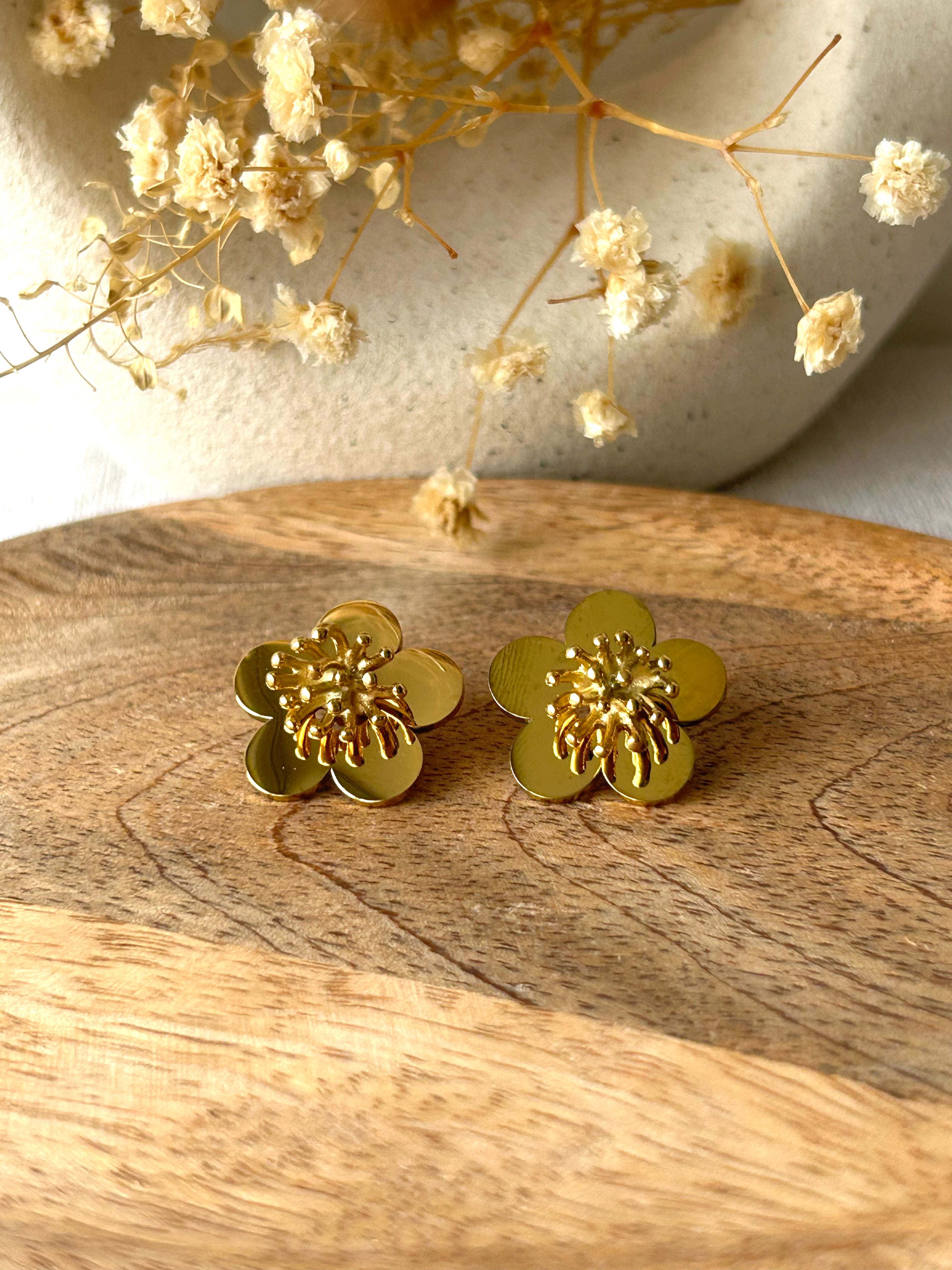 Boucles d'oreilles | FLORA : pendentif
