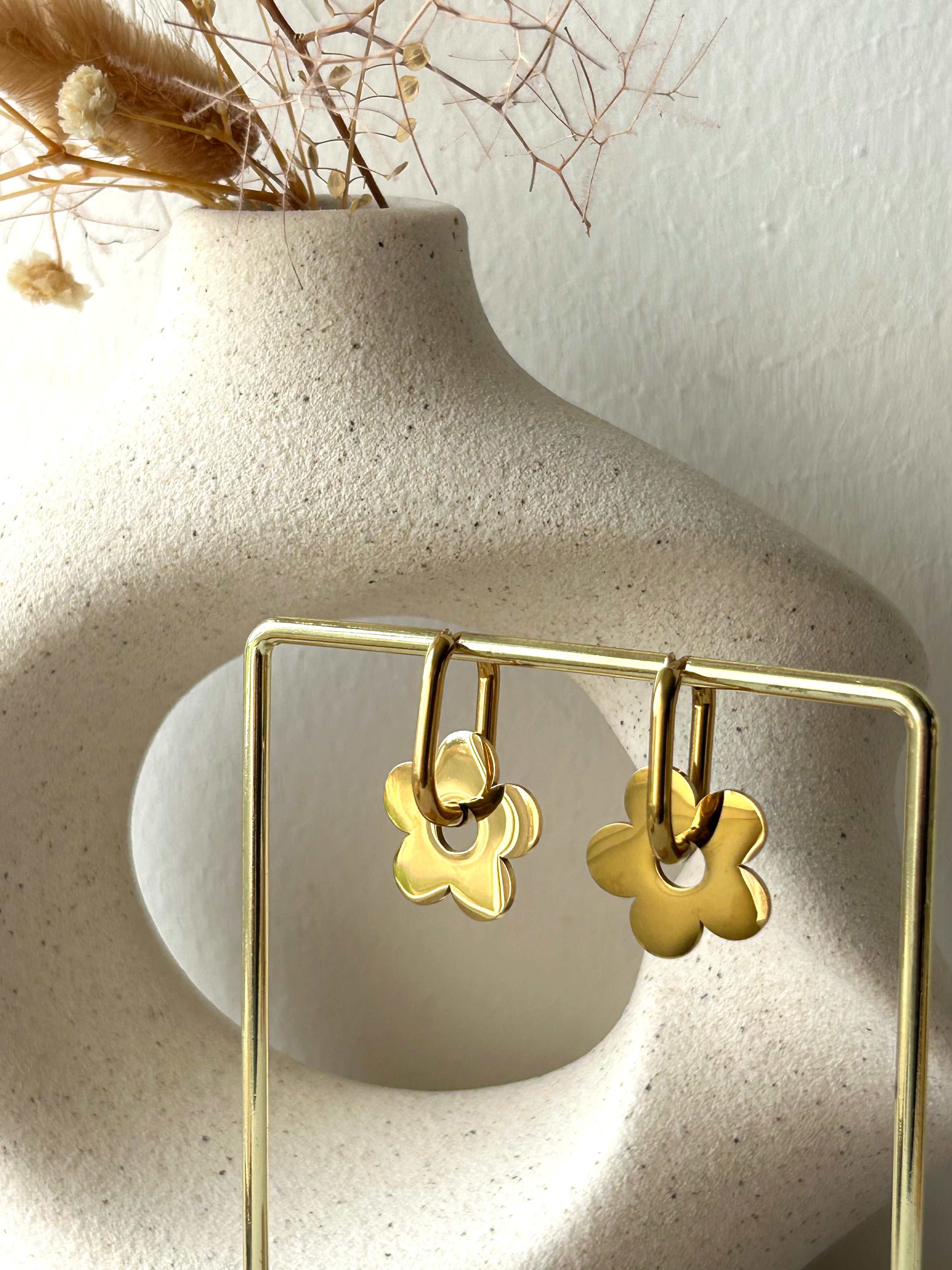 Boucles d'oreilles | FLORA : pendentif