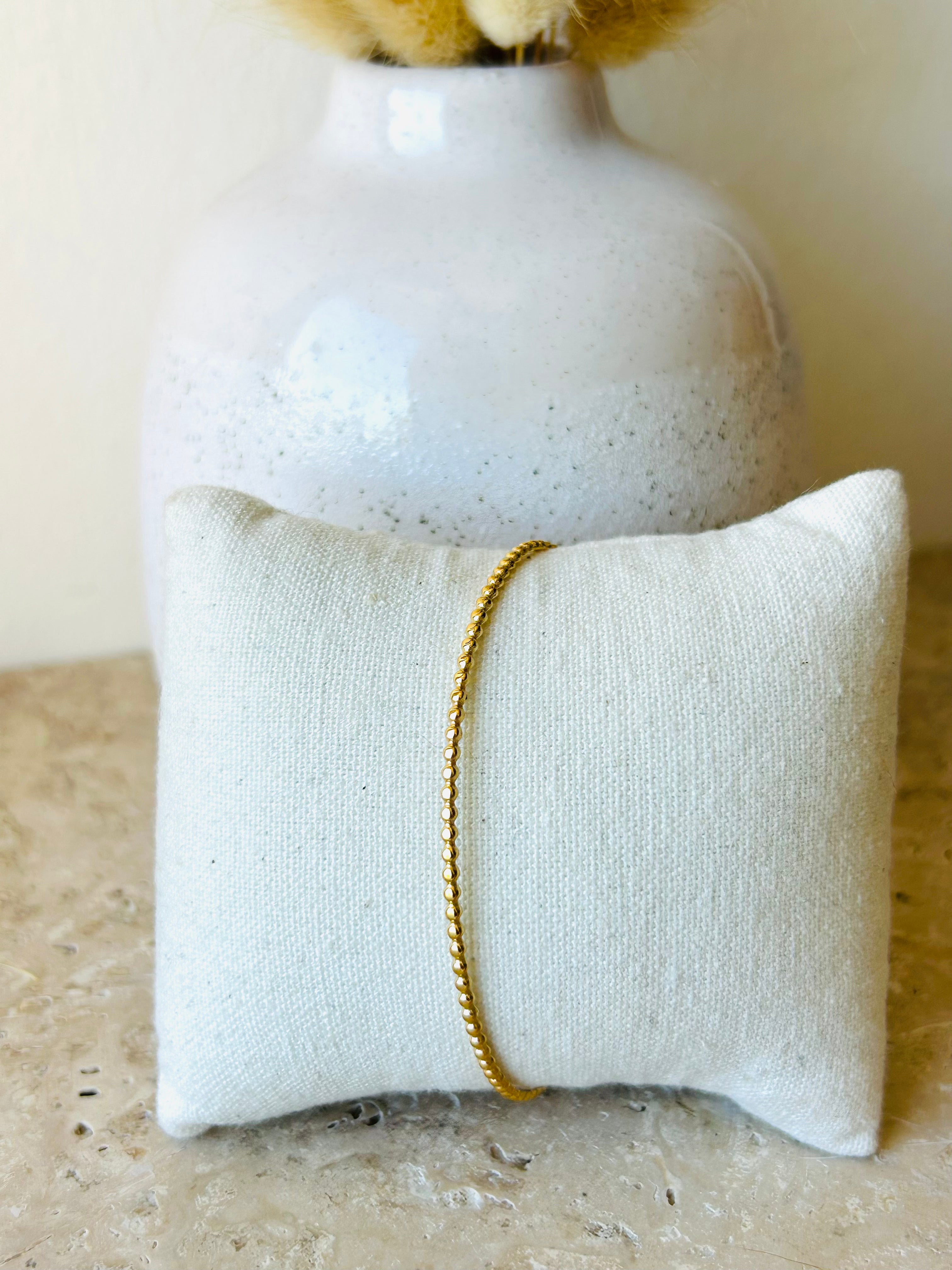 Bracelet | JONC FIN PERLÉ