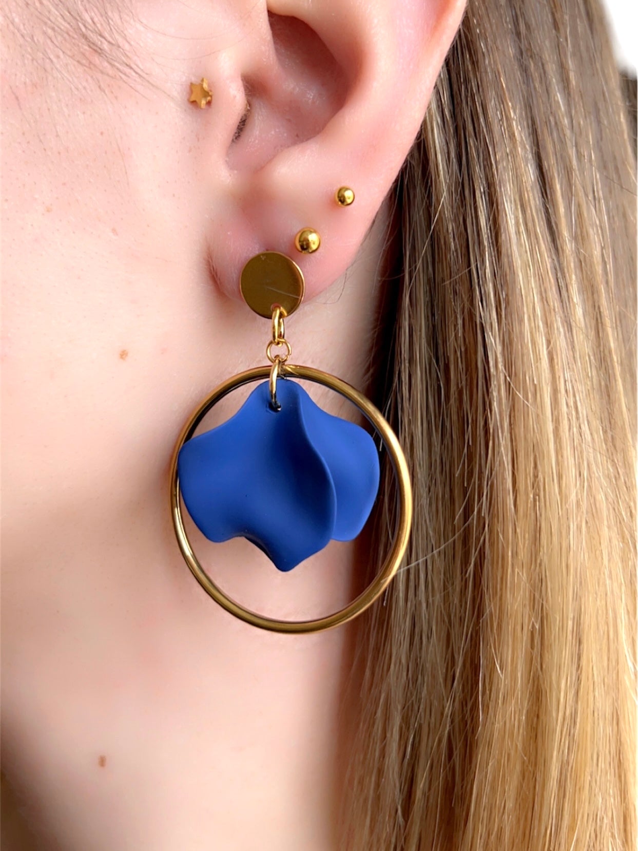 Boucles d'oreilles - HORTENSE - Joséphine - bijoux - créatifs