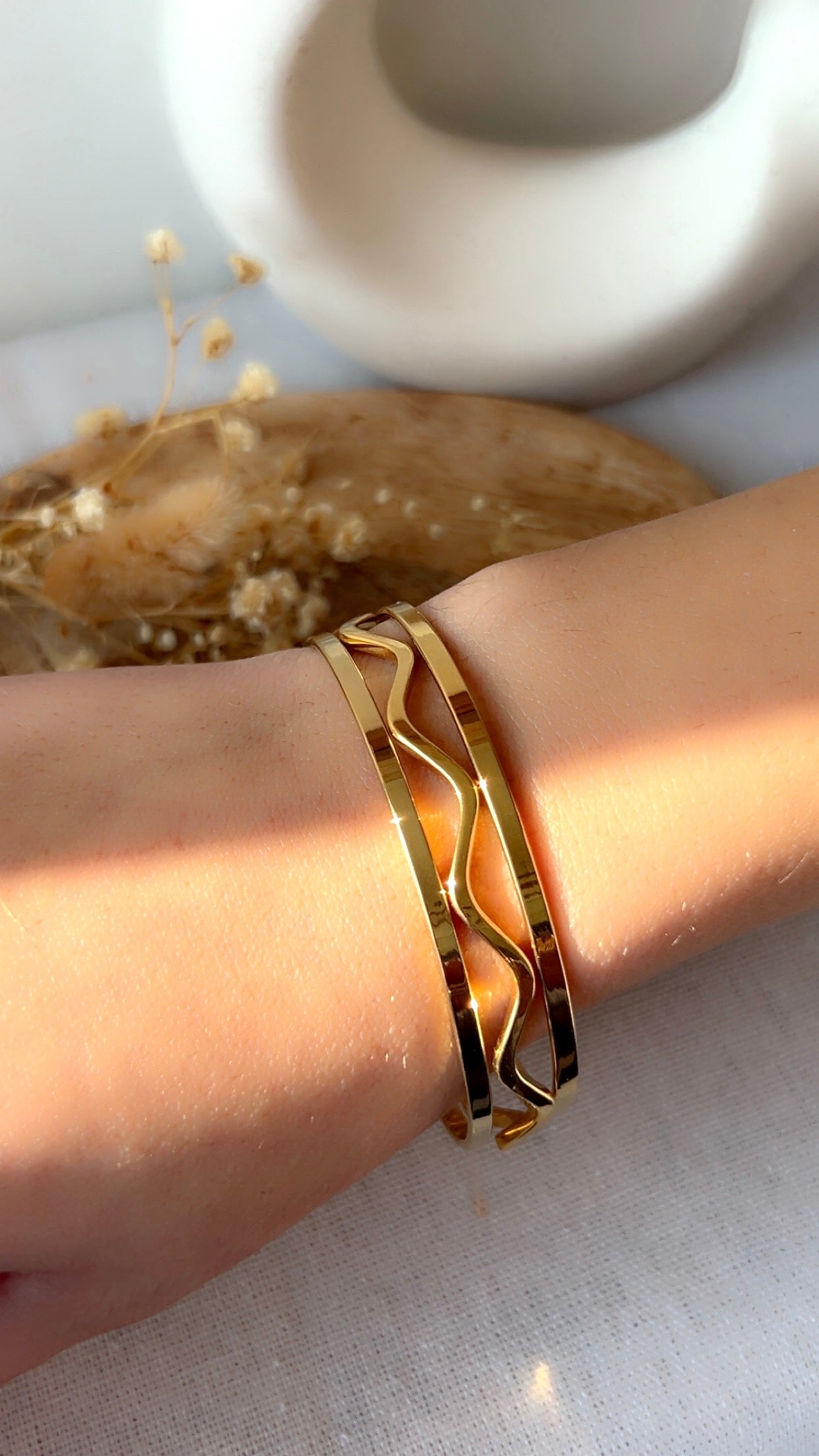 Bracelet | JONC ONDULÉ - Joséphine - bijoux - créatifs