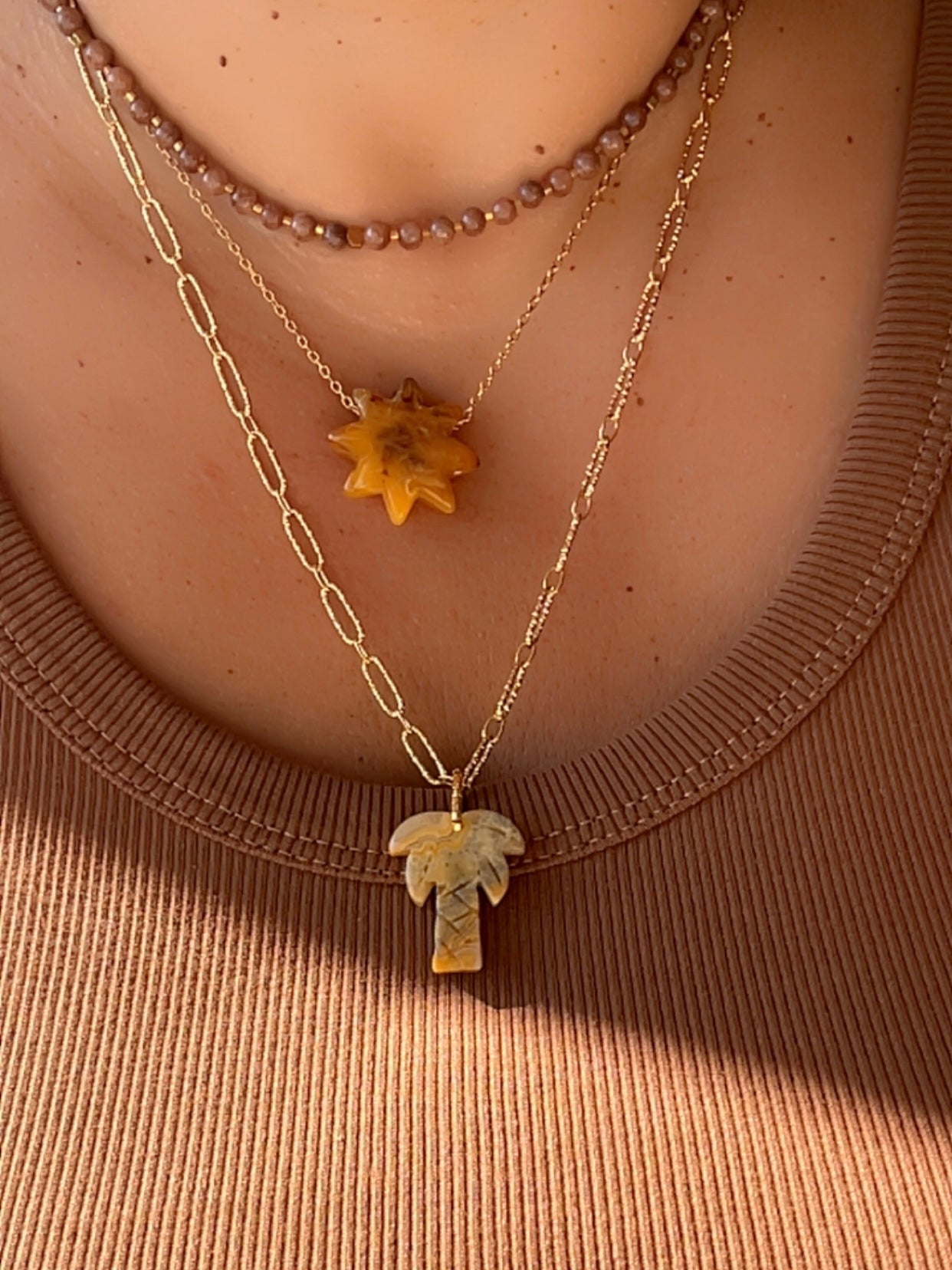 Collier | PALMA L'esprit bohème aux accents d'évasion - Joséphine-bijoux-créatifs